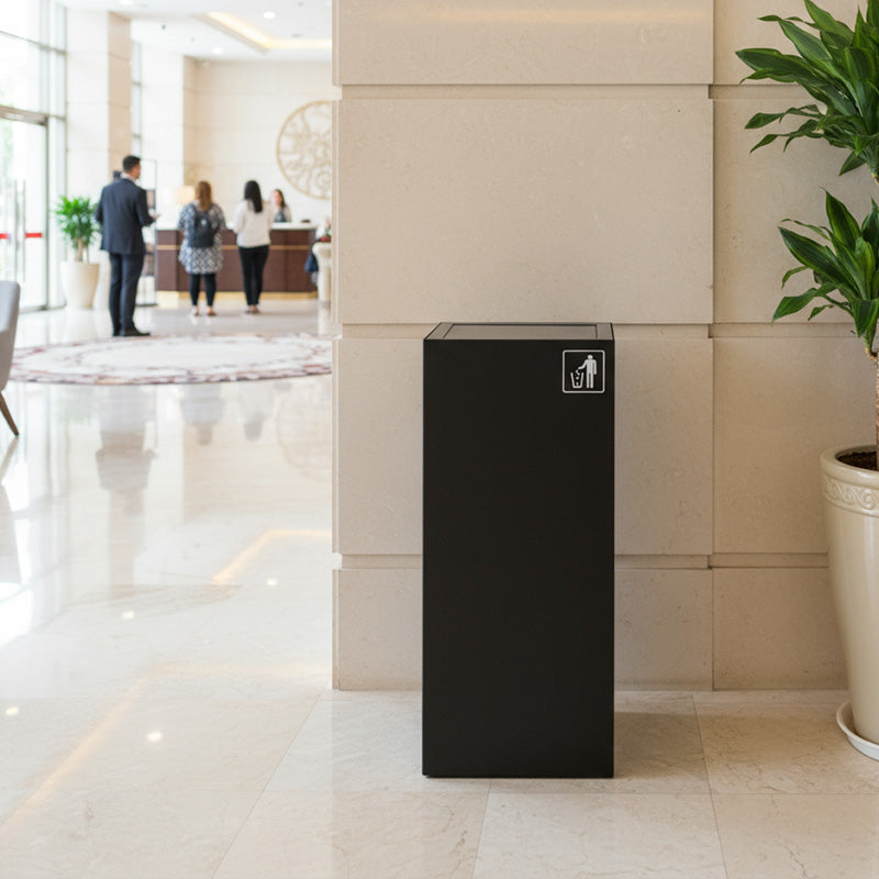 Richmond Recycling Bin Swing Lid 52L | Black General Use
