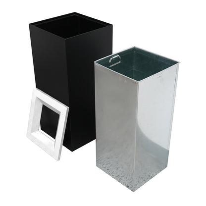 Richmond Recycling Bin Open Lid 52L | White General Use