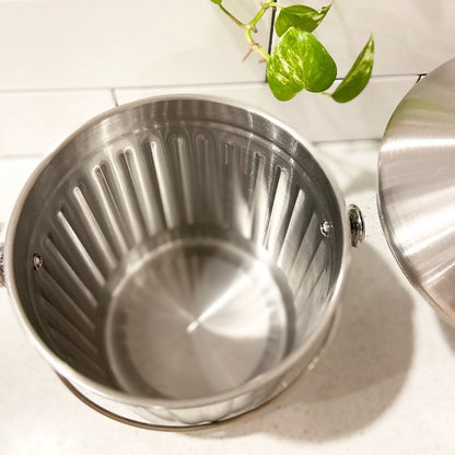 Stainless Steel Compost Caddy Bin 5L | Steel