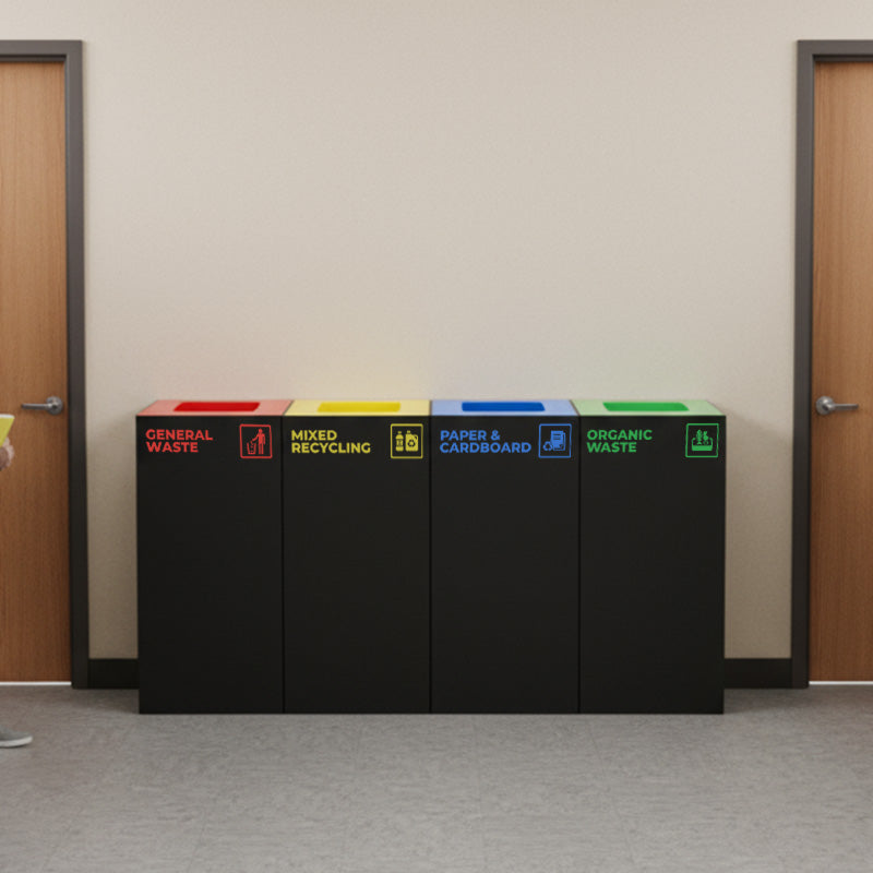 Richmond Recycling Bin Open Lid 52L | Blue Paper & Cardboard